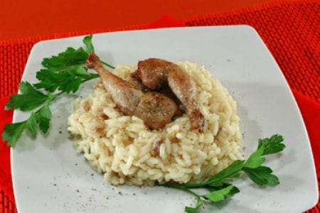 Risotto aux cailles