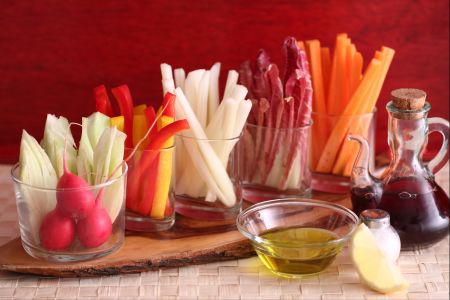 Crudités de légumes