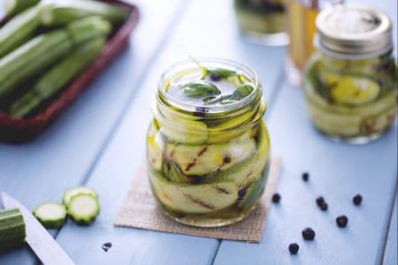 Courgettes aigres-douces
