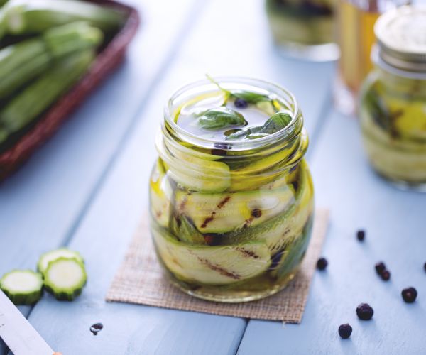 Courgettes aigres-douces