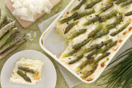 Lasagnes asperges et raspadura