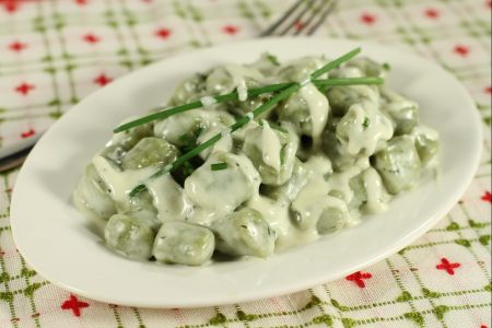 Gnocchetti d'épinards à la sauce au taleggio