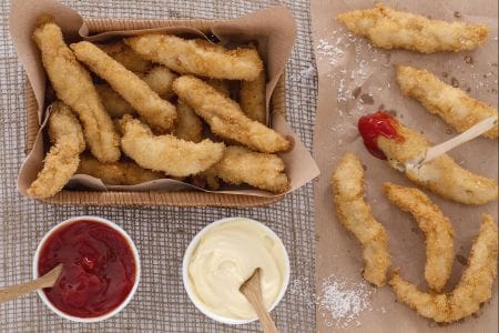 Bouchées de poulet à la noix de coco