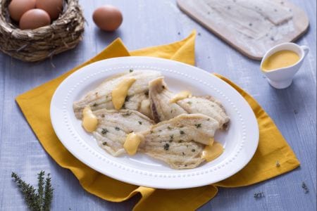Plie avec sauce hollandaise