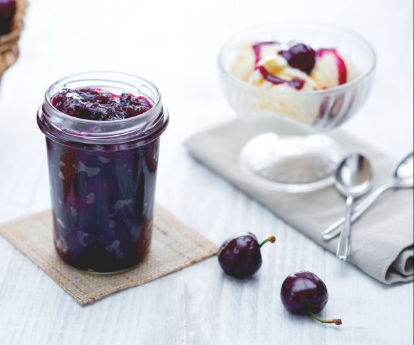 Compote de cerises et vanille