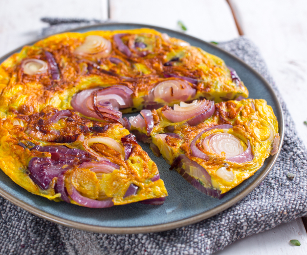 Omelette aux oignons