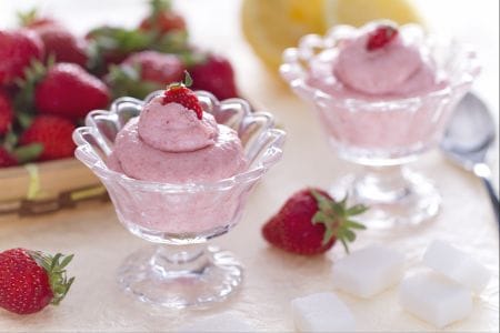 Mousse aux fraises