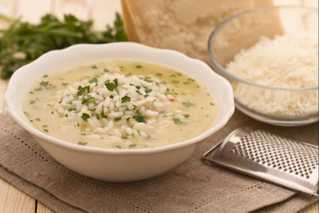 Riz et persil