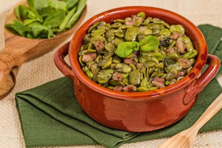Fèves à la menthe