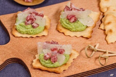 Feuilletés classiques à la purée de fèves