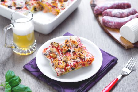 Cannelloni d'aubergines à la bière