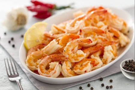 Crevettes à l'ail et au piment
