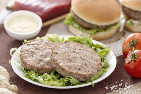 Burger de thon à l'orange et au gingembre