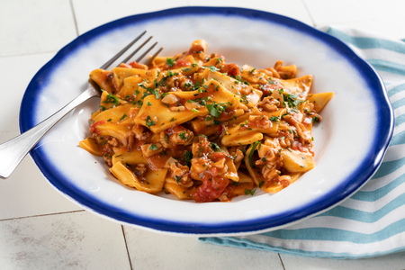 Maltagliati au ragoût de seiche