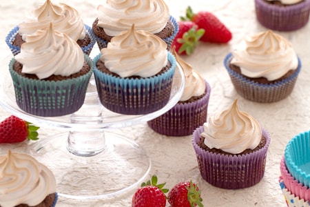 Cupcake flamme au Nesquik