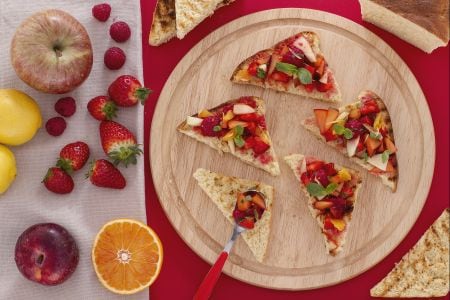 Bruschetta aux fruits