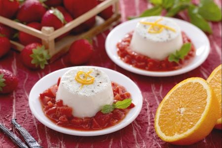 Panna cotta sans gélatine