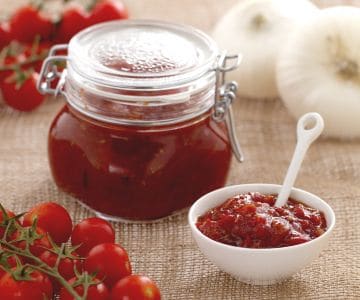 Chutney de tomates cerises
