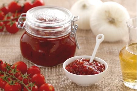 Chutney de tomates cerises