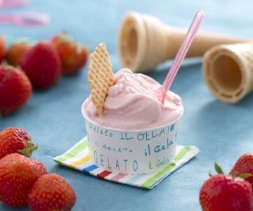 Glace à la fraise
