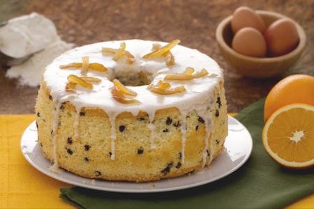 Gâteau chiffon à l'orange et au chocolat