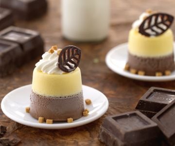 Flan bicolore