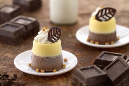 Flan bicolore
