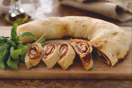 Pizza roulée (pizza Stromboli)