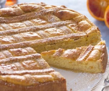 Pastiera aux amandes et crème pâtissière