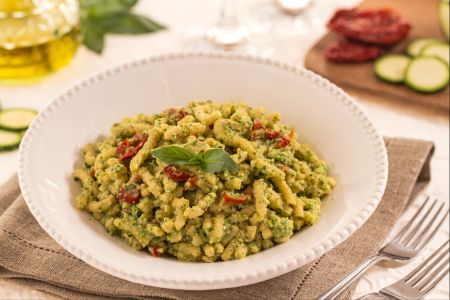 Passatelli au pesto de courgettes