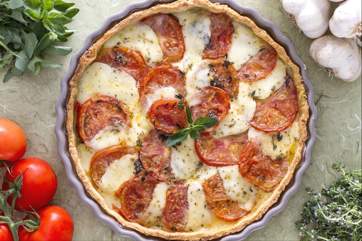 Tarte aux tomates caramélisées