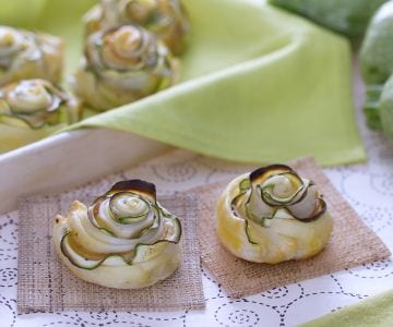 Roulés de courgette en pâte feuilletée