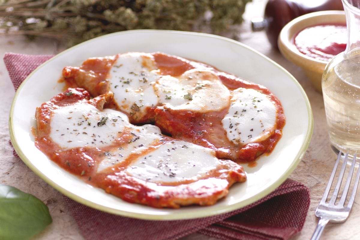 Escalopes de veau à la pizzaiola