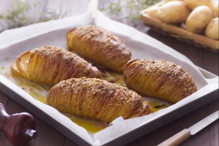 Pommes de terre hasselback