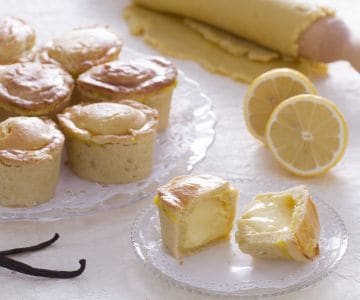 Pasticciotti à la ricotta et crème de citron
