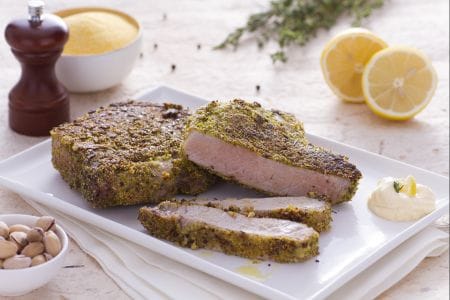 Côtelettes au citron avec panure croustillante
