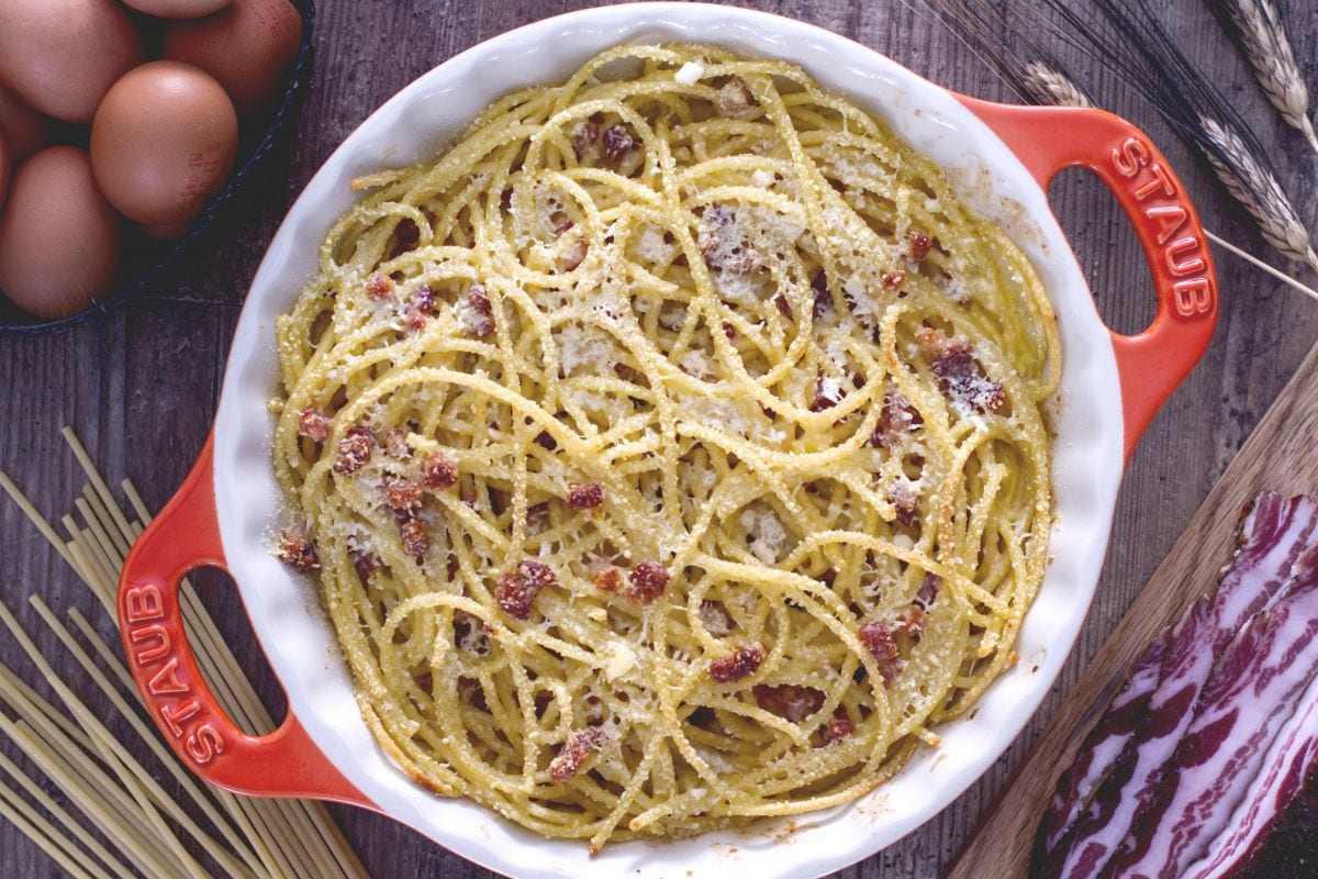 Carbonara au four