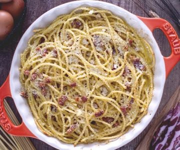 Carbonara au four