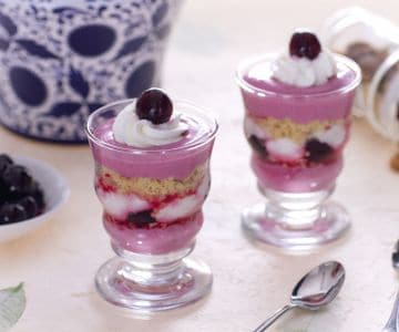 Verrine bicolore