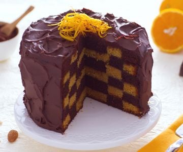 Gâteau damier