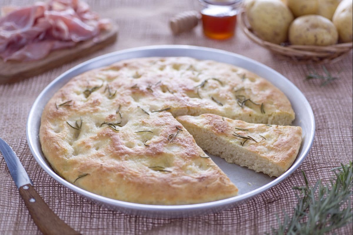 Focaccia de pommes de terre