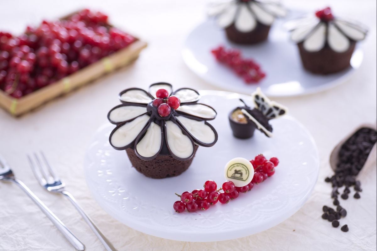 Cupcake fleur de chocolat