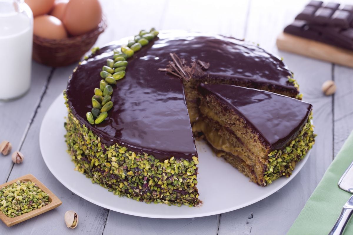 Gâteau au pistache