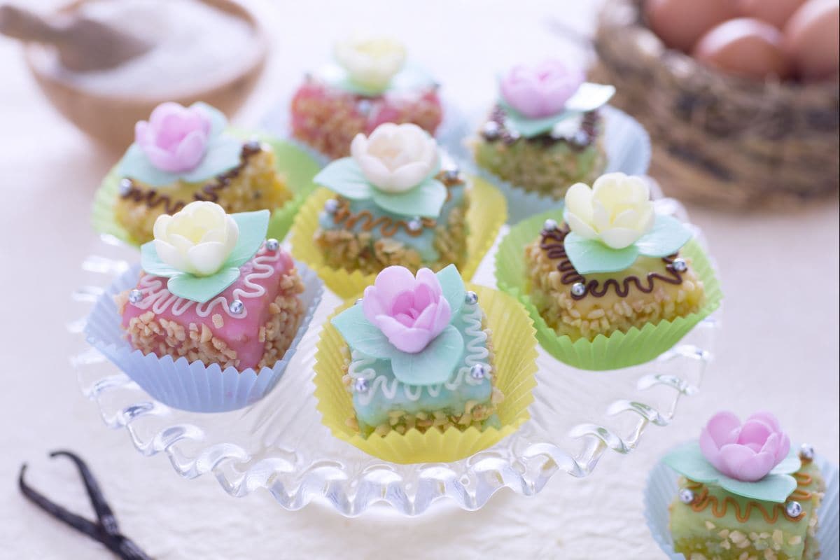 Petits gâteaux de gâteau