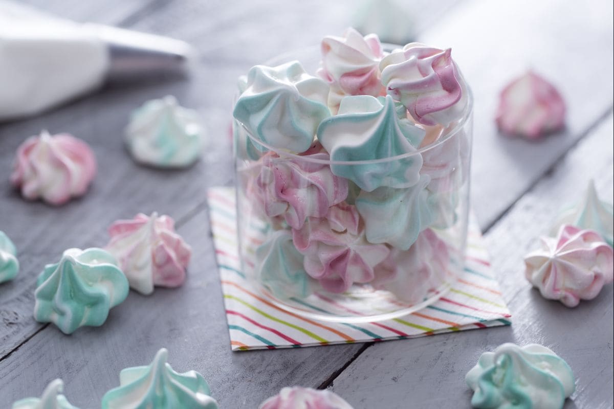 Meringues dégradées