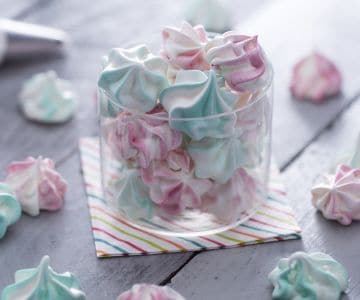 Meringues dégradées