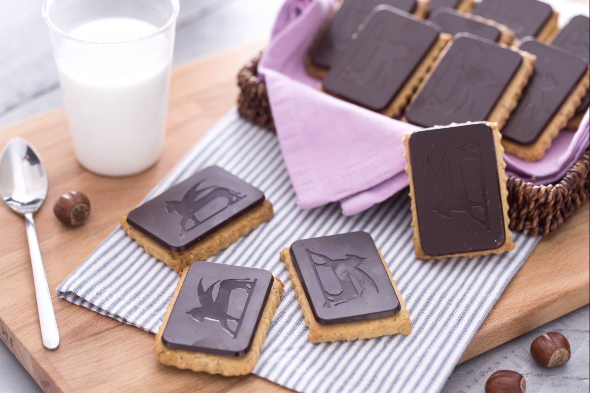 Sablé aux noisettes avec feuilleté fondant