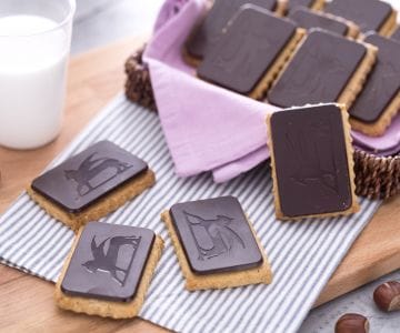 Sablé aux noisettes avec feuilleté fondant