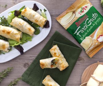 Mini strudel fondants aux légumes
