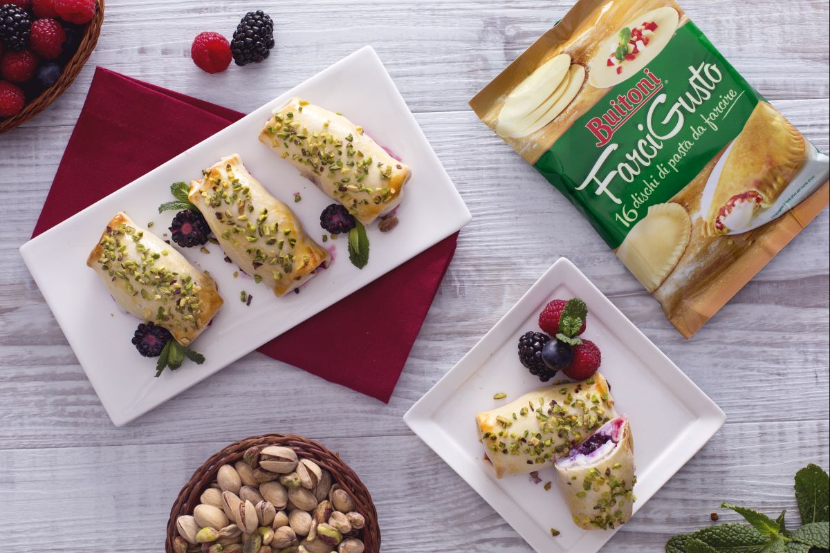 Mini strudel aux fruits des bois et ricotta